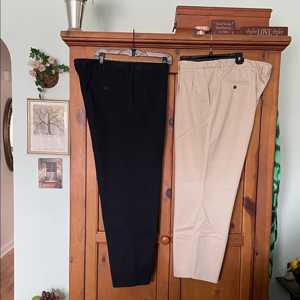 Architect Navy and Hagger Tan Chinos Size 44” by 29”